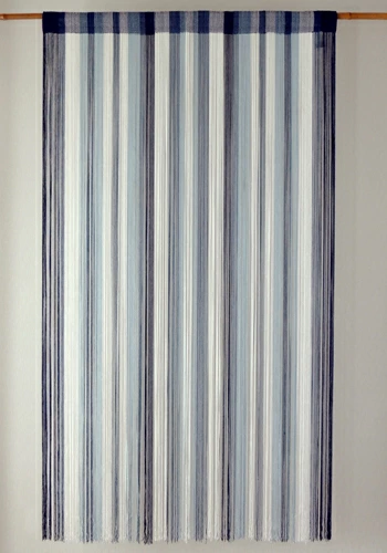 ストリングのれん  グラデーション ネイビーブルー   150cm×85cm