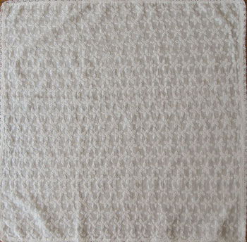 バンダナ・インド綿・花柄・ミストフラワー刺繍・全体の画像