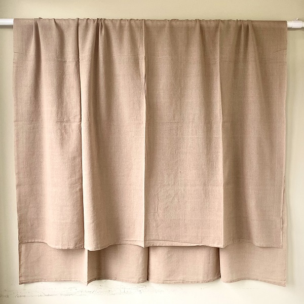 マルチカバー インド綿100% シンプルカラー ナチュラル ベージュ 145cm×225cm　km024